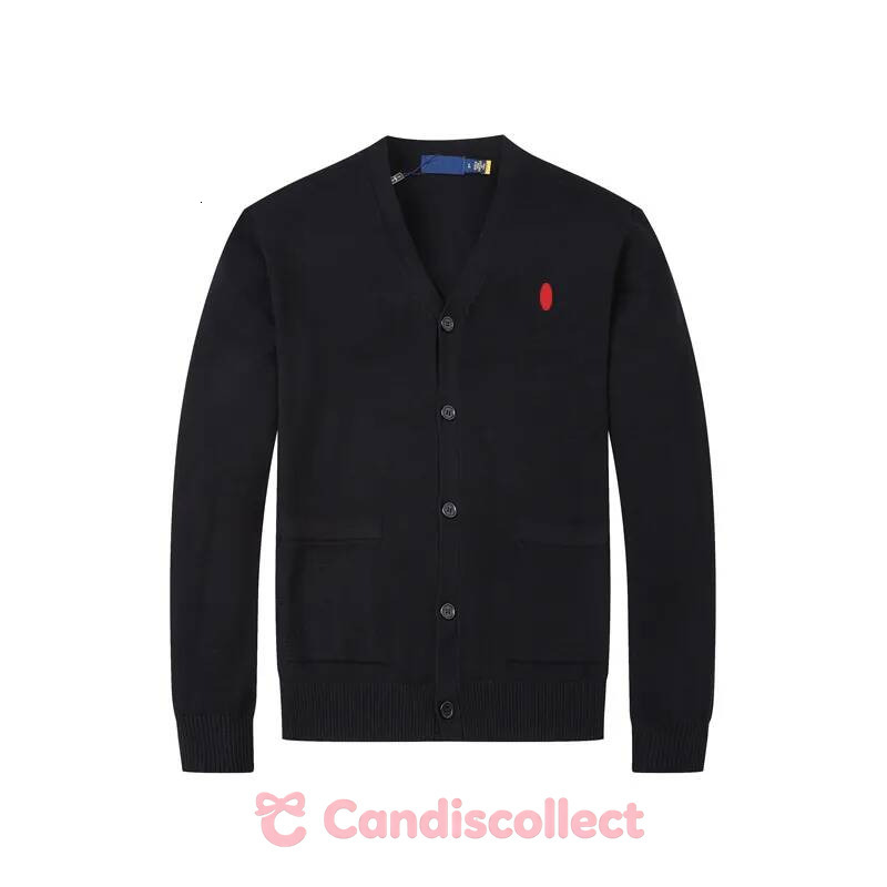 polo Men's Sweaters Small Embroidery Knitted Cardigan Cotton Causal Open Front Woolen Jacket Horse Long Sleeved Cashmere polo Sweater polo f0c