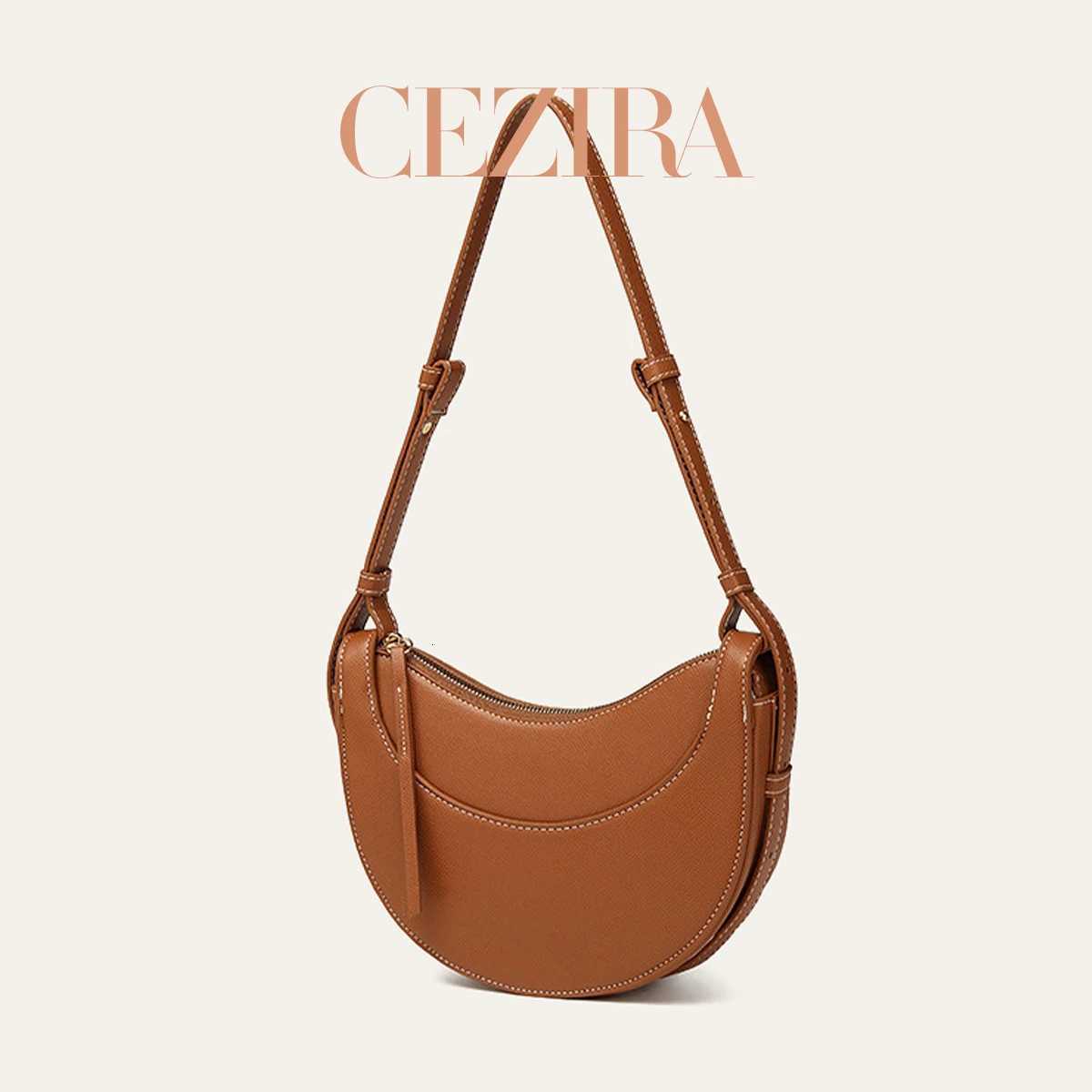 Totes CR Classic Ultra Light Minimalist Shaped Crossbody Women Bag Solid Color Soft PU Leather Underarm Shoulder Purse For Commuting X261016