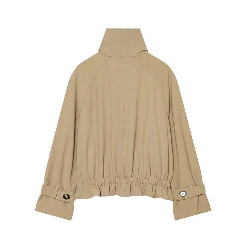 Autumn Men's Jackets NLZGMSJ 2026 Women Trench Coat Double Breasted Long Sleeve Short Jacket New Fashion Streetwear Chic Trench Coat N261016