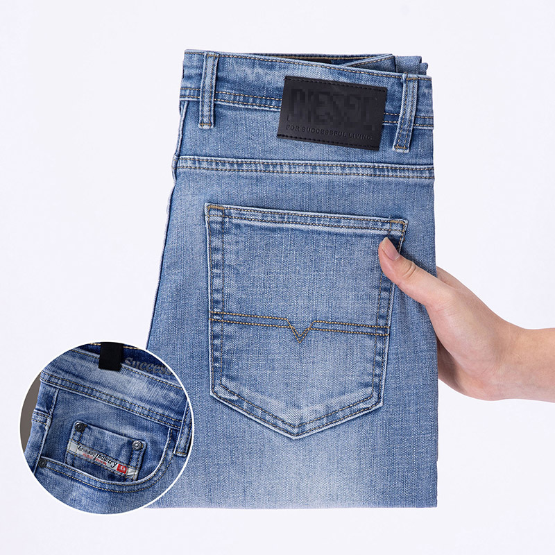Designer Jeans Men's Straight Leg Casual fashion Denim Pants slim fit Trousers High Quality brands elasticity skinny jean ad/cd/rl Size 29-40 d