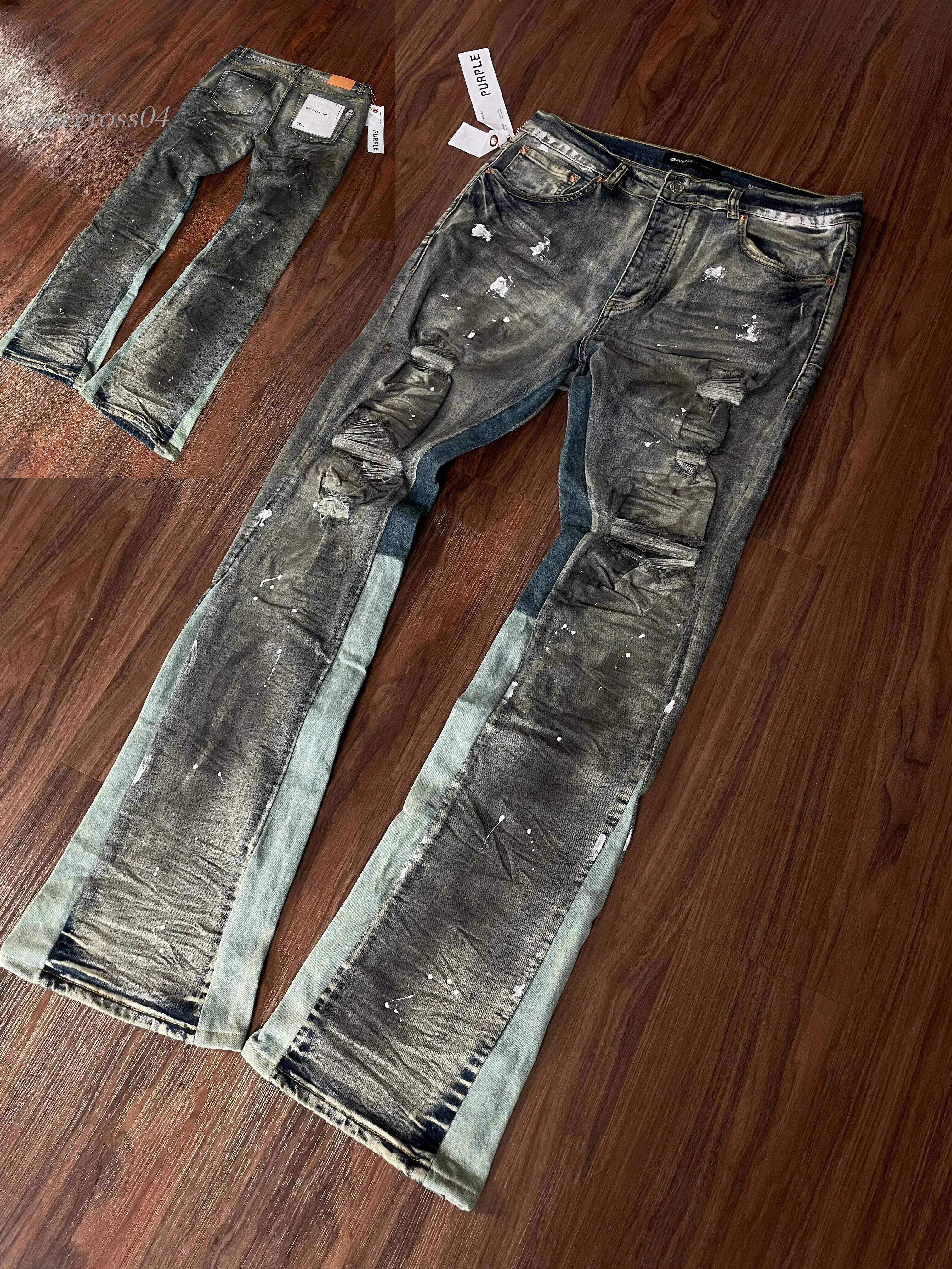 purples Jean Designer Mens Flared Jeans Purple Jeans For Mens Jorts Denim Pants Fashion Womens Trends Distressed Black Ripped Biker Slim Fit Sweatpa