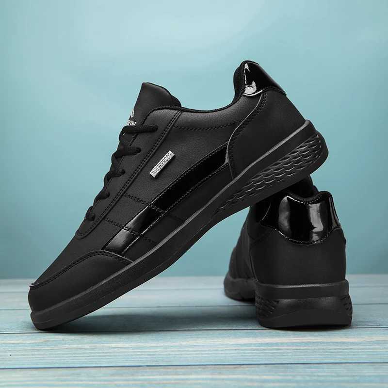 Casual Shoes Pu Leather Men Shoes Sneakers Trend Casual Breathable Leisure Male Sneakers Non-Slip Footwear Vulcanized Shoes Tenis Masculino H261016
