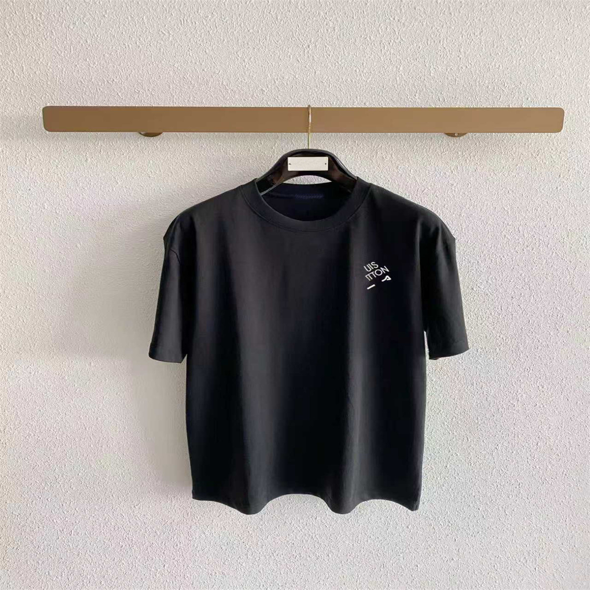Spring new style hort-sleeved T shirt round neck cotton fabric women's and men's high-quality T-shirt Color black white Size s-2xl 61015w9