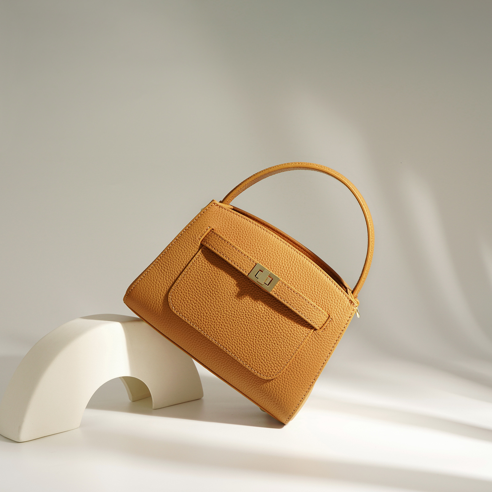 High Quality Commuting Women's Handbag Top-notch Cowhide Handbag Platinum Bag Fashionable Authentic Designer Leather Foreskin Shoulder Crossbod