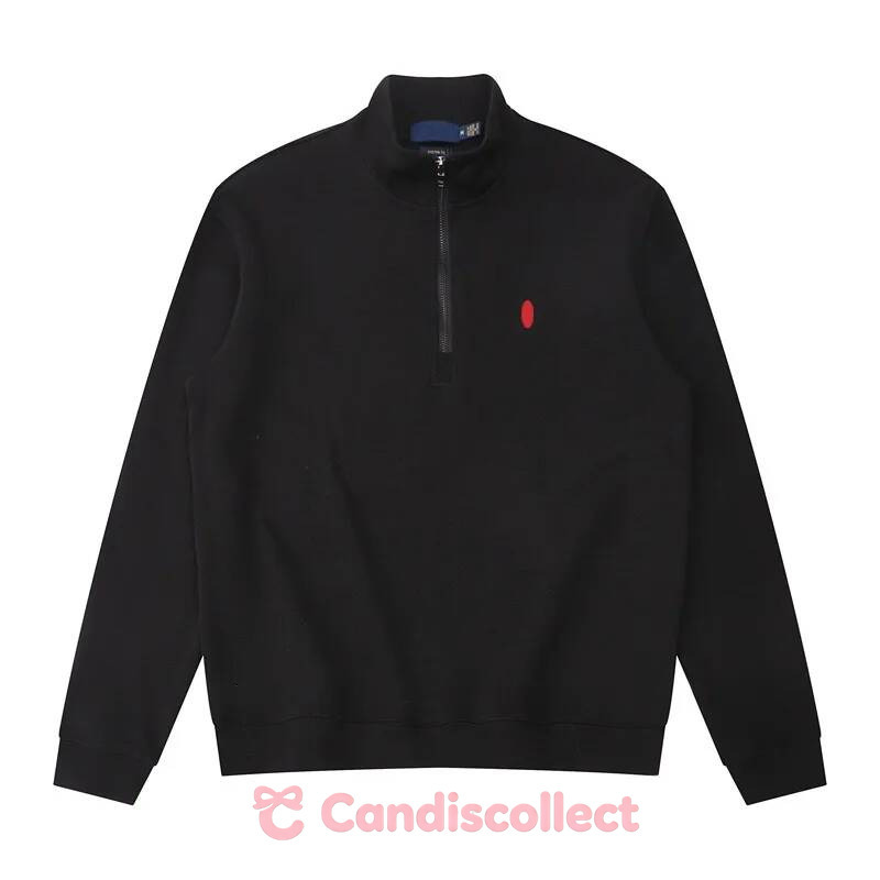 polo cardigan men designer knit Horse sweater quarter zip pull homme mens pullover half zipper luxury brand casual jumper autumn wool ff1