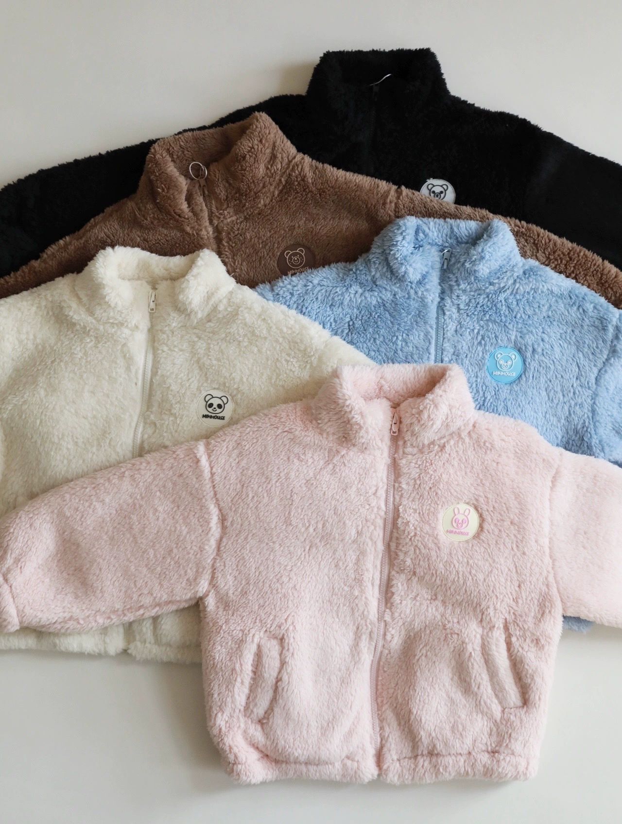 New Autumn/Winter Collection: Soft perfume Warm Double-Sided Fleece Jacket For Boys cologne And Girls Designer