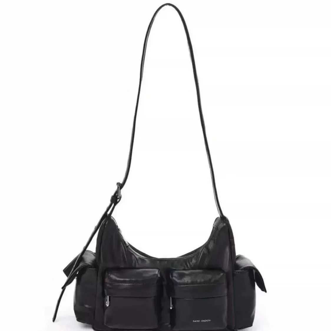 Samo Ondoh Korean New Designer Underarm Motorcycle Bag Samoondoh Large Multi Pocket New Adjustable NEW Black Friday Hot Handbags fe