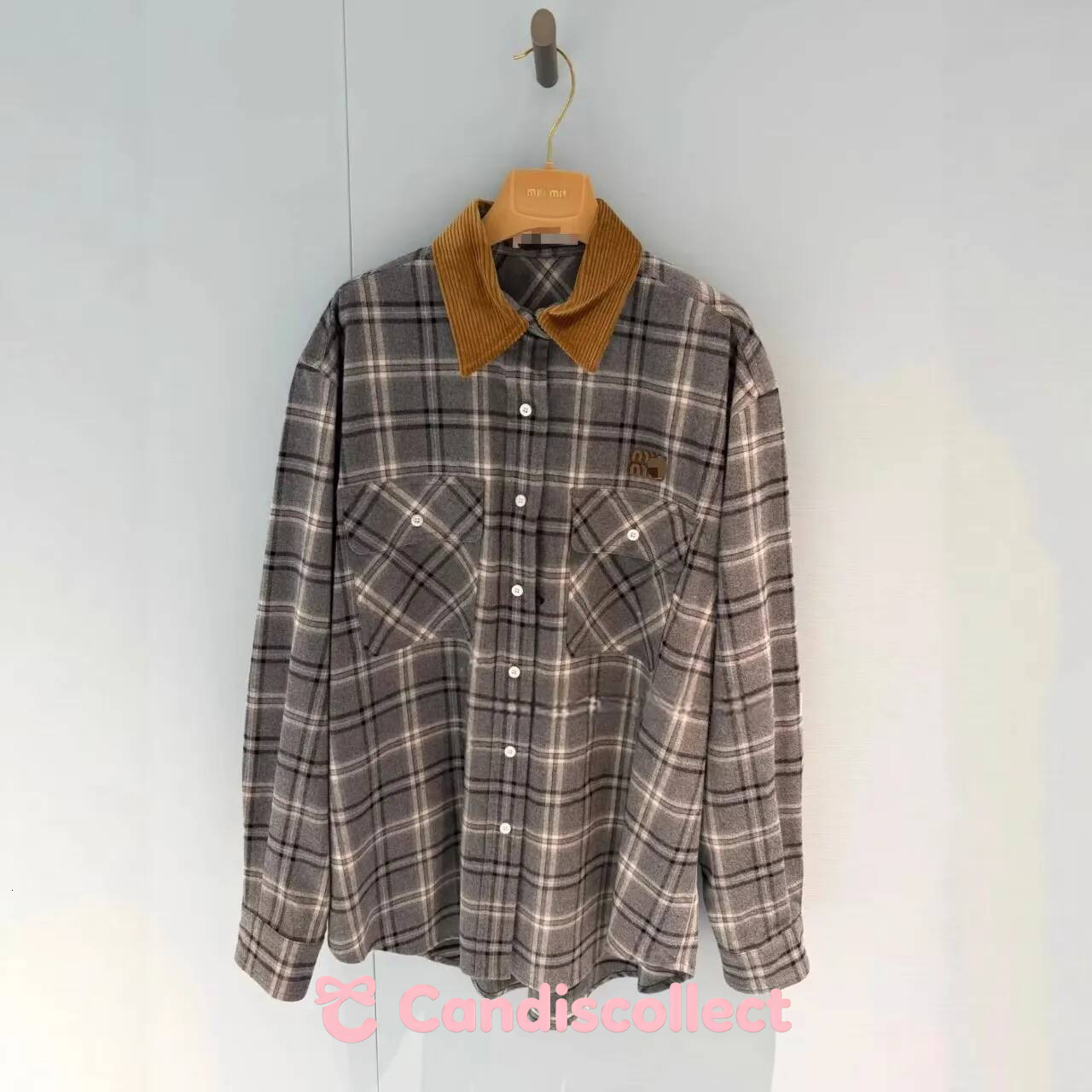 MM Jackets Designer Women Zipper Jacket Luxury Brand Set Of Spring And Autumn Leather Suede Plaid Top Long Sleeve Sweatshirt Jackets Preppy Street S