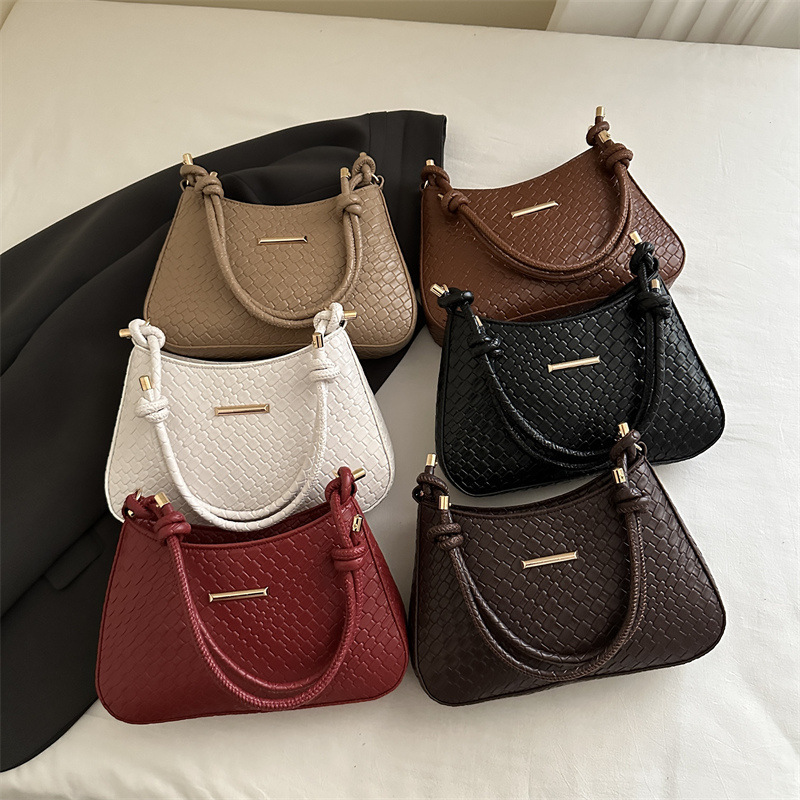 New Commuter Solid Color Underarm Ladies' Handbag Bag Crossbody Bag Simple Fashion Single Designer Bag Shoulder Bag 2025 Spring Elegant Women&#