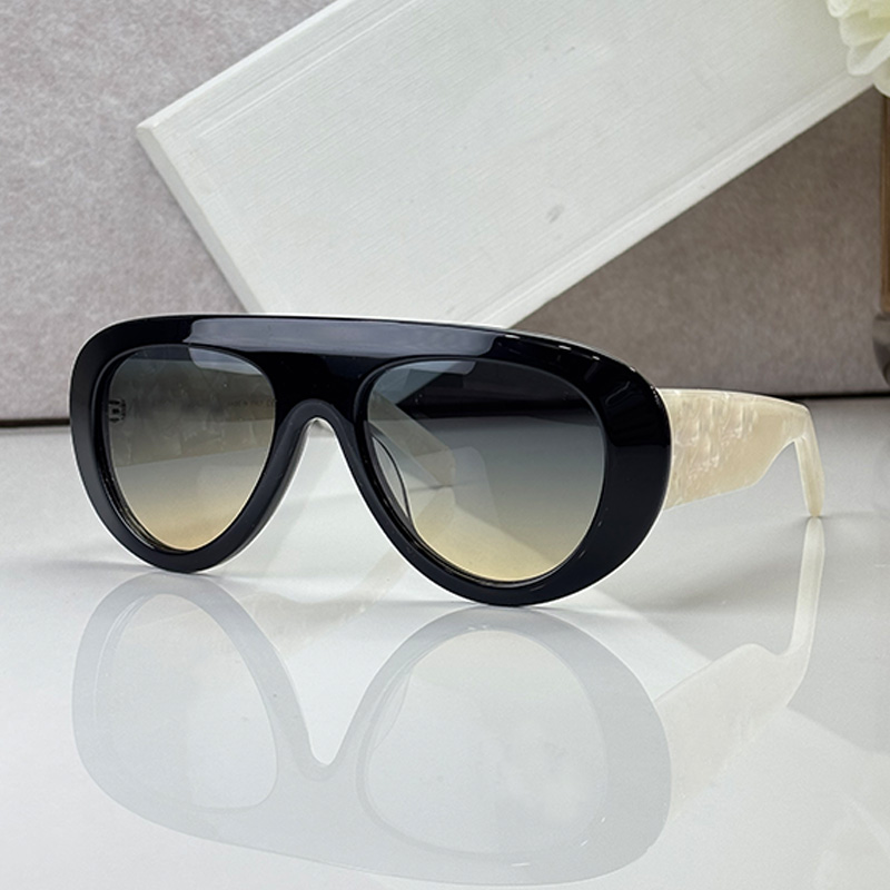 Fashion Designer Womans STAMP 01 Sunglasses in Acetate Top Quality Acetate Oversized Frame Pilot Glasses Mens Womens Outdoor Beach Driving Sunglasse