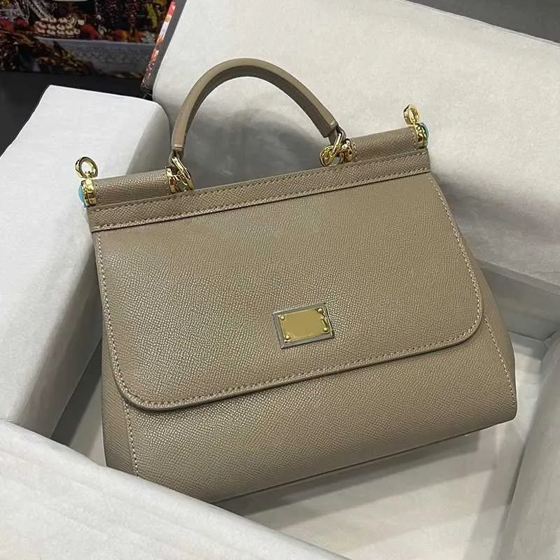 10A Totes Mirror Quality designer purse Sicily bag Women Designer Handbag Top Handle Flap Genuine Leather Womens Bag Cross Body Daily commuting Vers