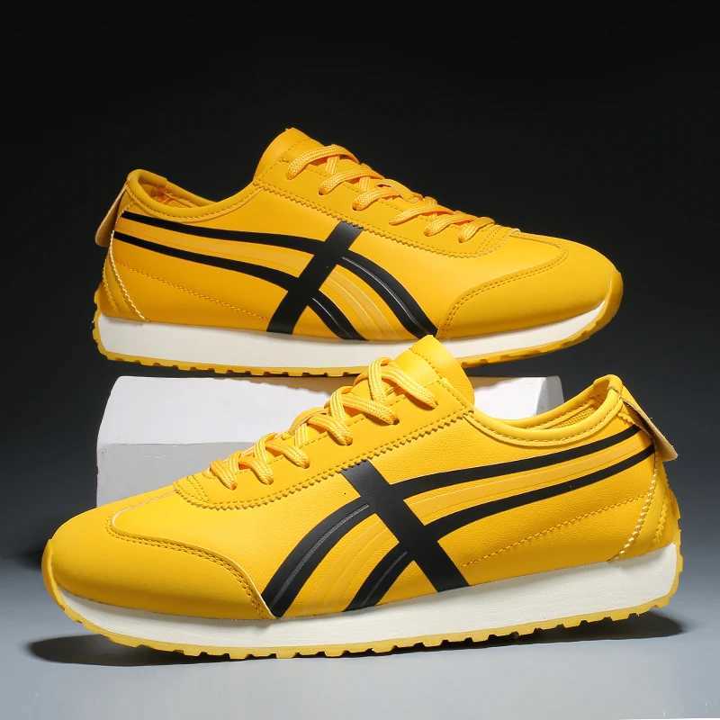 Casual Shoes Fashion Sneakers Men's Sports Shoes Women's Running Shoes Yellow Casual Sneakers Men Comfort Walking Shoes Flat Trainers H261