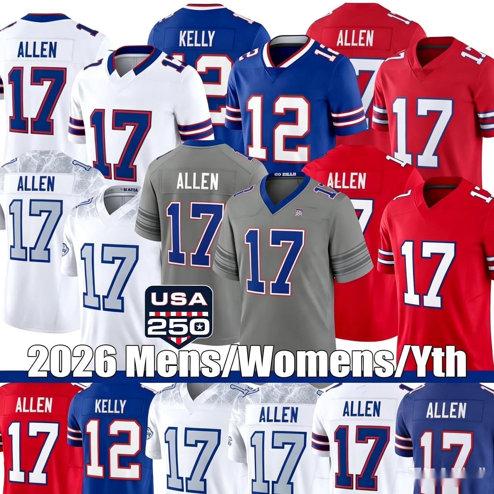 Moore Allen Kincaid Coleman Football F.U.S.E Jersey Khalil Shakir Dawson Knox James Cook Ray Davis Joey Bosa jersey