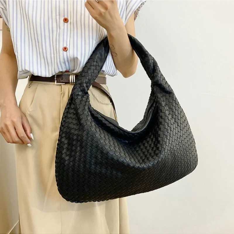 Woven Tote Bag for Women Large Woven Handbag Soft Leather Shoulder Bag Work Shopper Summer Beach Travel Tote Bag with Purse Q261016