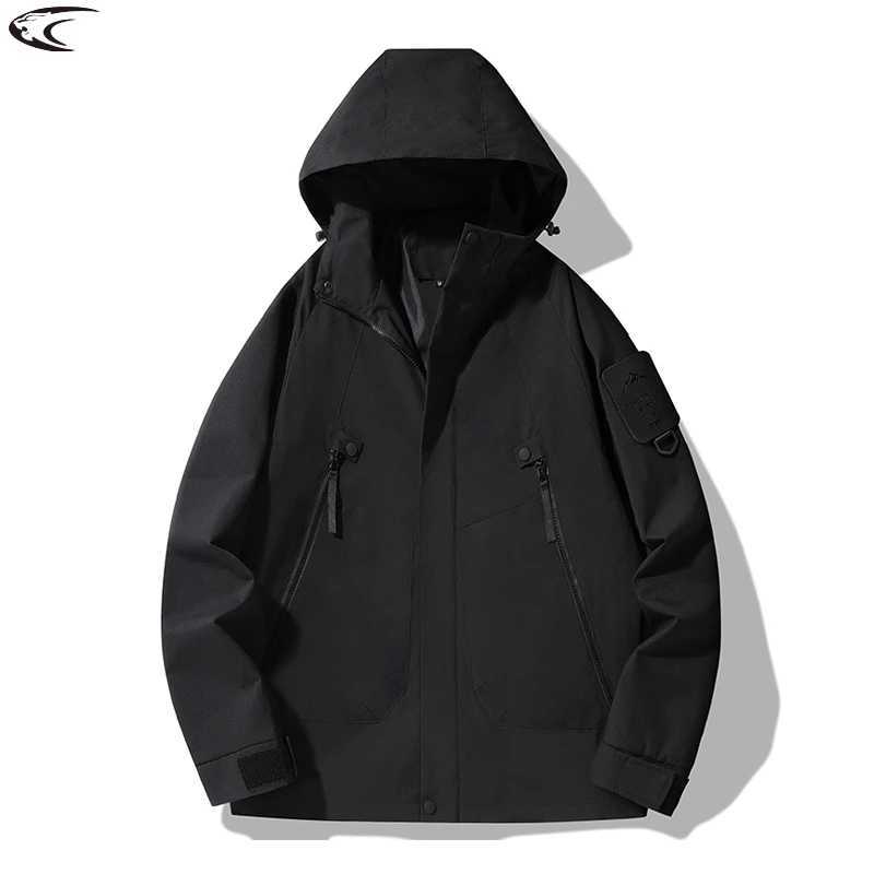 Outdoor Jackets Hoodies LNGXO Men Women Waterproof s Climbing Hiking Cam king Windbreaker Unisex Outdoor Windproof Rain Coat AntifoulingT261016