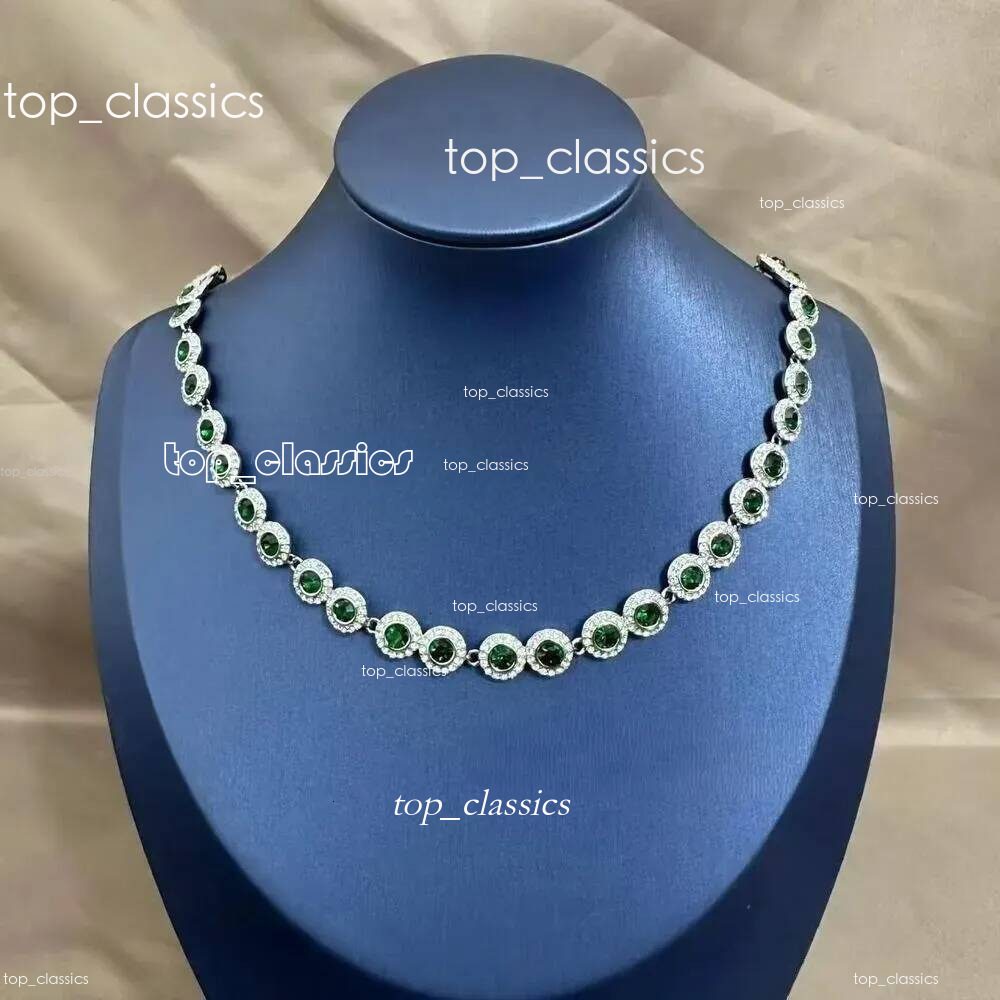 Swskly Jewelry Designer Swarovkis Luxury Flowing Crystal Womens Swarwoskiness Necklace Swan Chain Jewelry Necklaces Women Wedding Ceremony Party Jew
