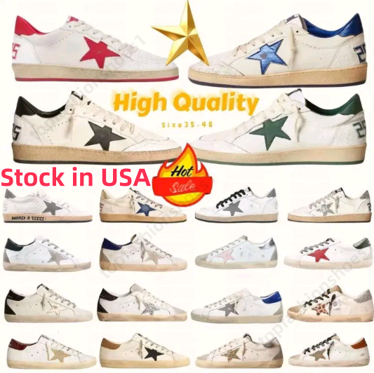 With Box gDoalesdylen tsuapenrysiiitaera Designer Sneakers Men Women, Distressed Leather Star Patch Low Top Lace Up Trainers Multi Colors 5a