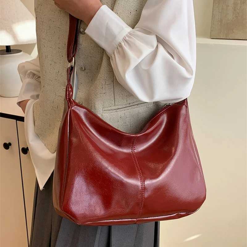 Evening Bags Fashion Soft PU Leather Tote Bags for Women Trend Female Simple Large High Capacity Shoulder Women Handbags Messenger Bags H261016