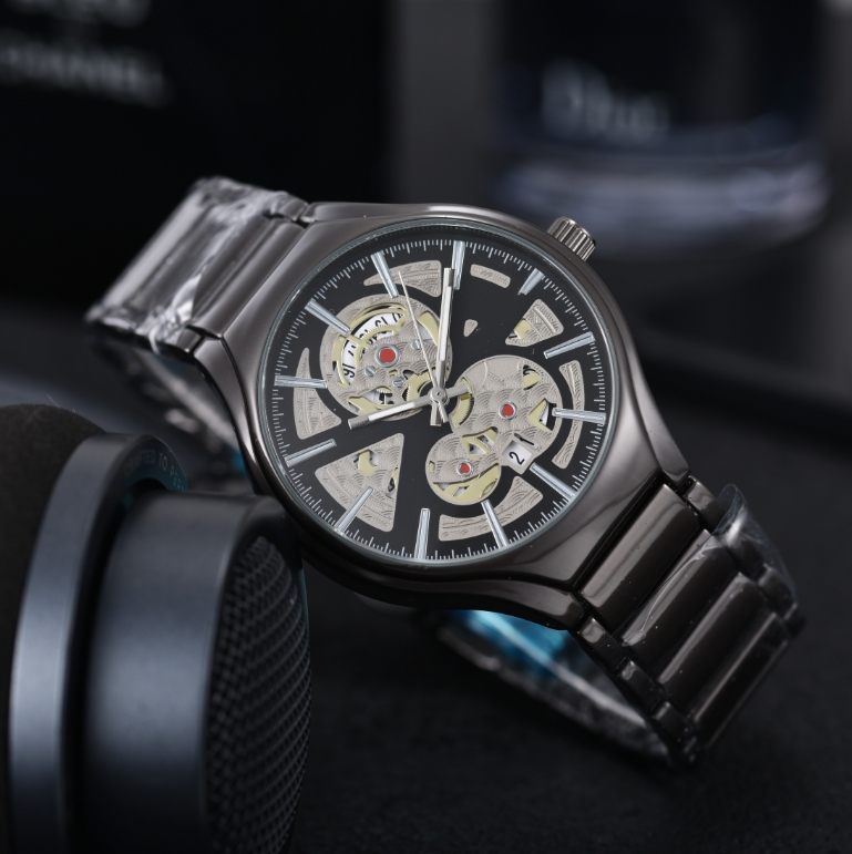 2026 High Quality Top Brand RADOlity QUARTZ movement stainless steel watch Mens Luxury Sapphire Mirror Men Designer Movement hollowed-out Man Watchw