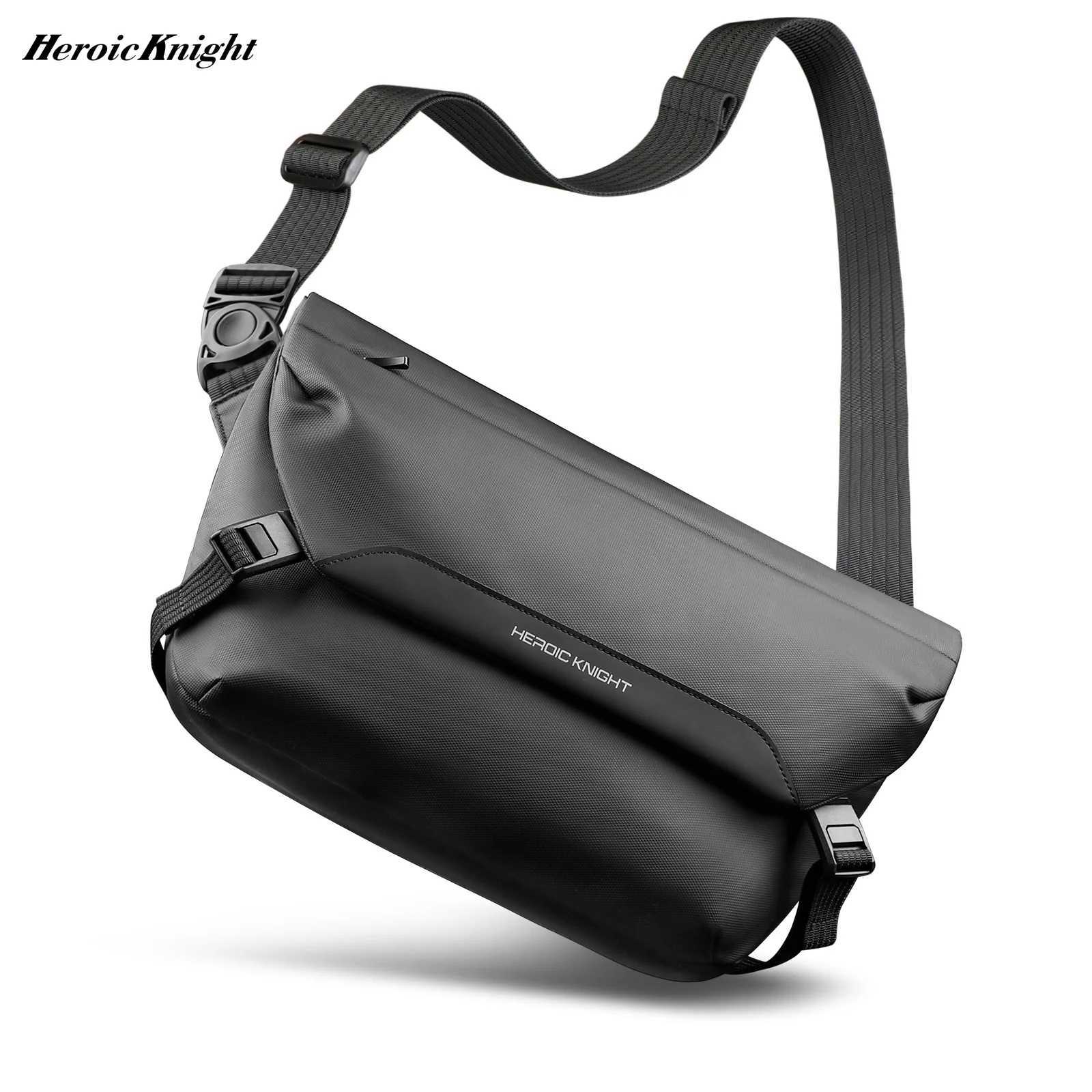 Cross Body Heroic Knight Waterproof Multifunctional Crossbody Bag Large Capacity Oxford Messenger Bag Traveling Commuting Sling Bag For Men H261016