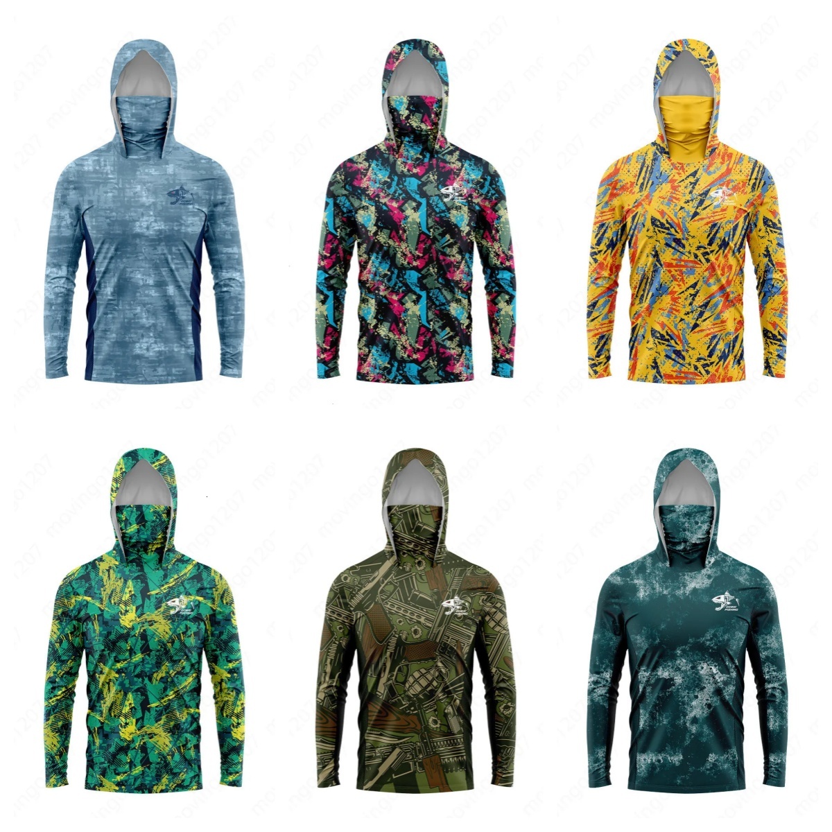 Hoodies Men's Summer Breathable Long Sleeve Hooded Sun Protection Outdoor Fishing Clothes 8c5f