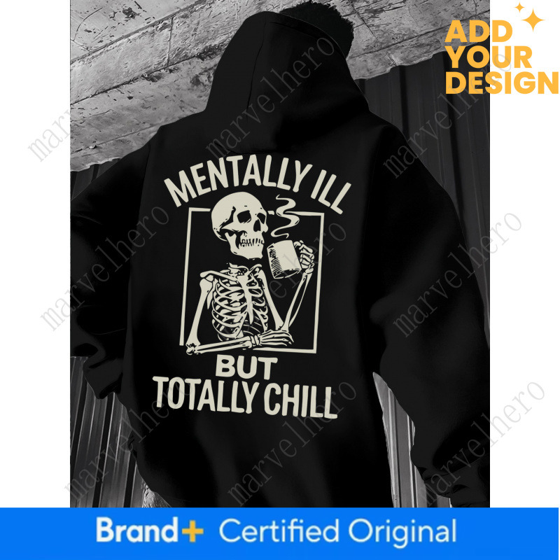 New Men Loose Hoodie Thin Spring Autumn Versatile Casual No Pilling Fade Resistant S XL Free Shipping