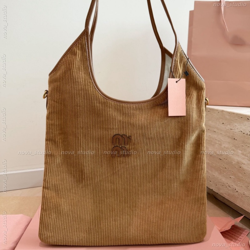 New 12A Designer Shoulder Bags Luxury Handbags Tote Bag Luxury Long Handle Suede Brown Leather Woman Large Briefcase Totes Mailman Simple Handbag wo