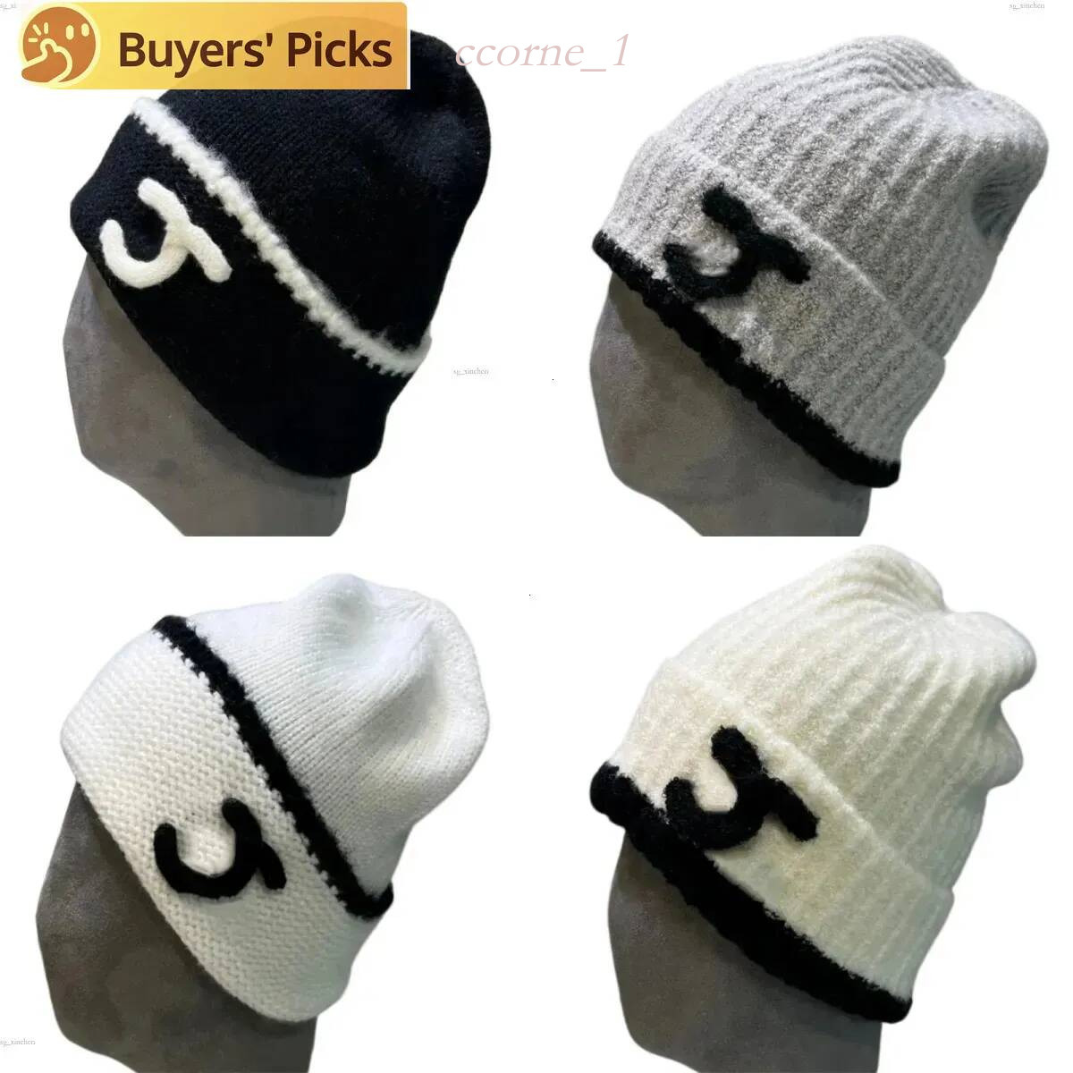 Designer Beanie Men's and women's knitted hats warm luxury fashion classic birthday gift 02 dd1388