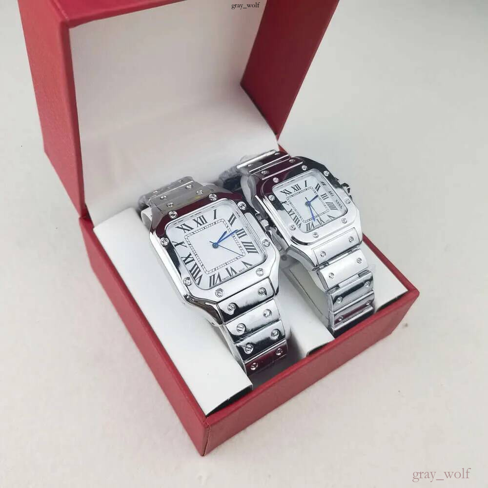 cartiierness watch Designers Watch Fashion Couple For Men Women Watches Stainless Steel Quartz Top Brand Luxury Date Week Clock Lovers Wristwatches