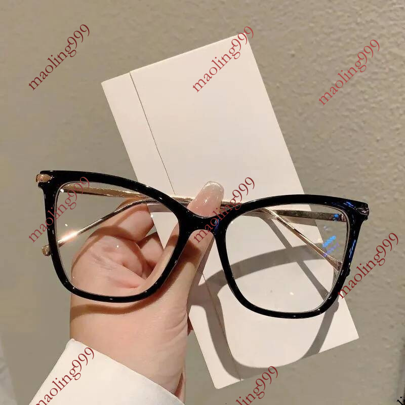 Sunglasses KAMMPT Oversized Stylish Cat Eye Women Glasses Fashion Blue Light Blocking Eyewear Trendy Vintage Non prescription Eyeglasses