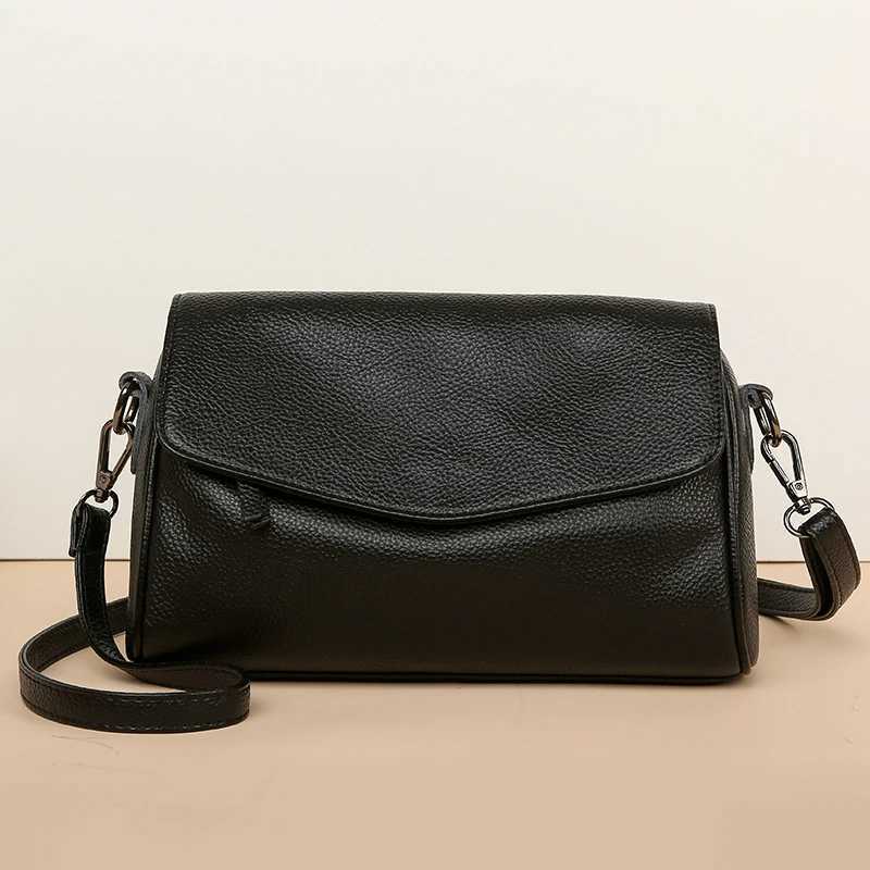 Totes 2025 New Genuine Leather Women's Shoulder Bag Simple Cowhide Ladies Handbags Satchel Bag Female Commuter Shopping Daily Tote Bag X261016