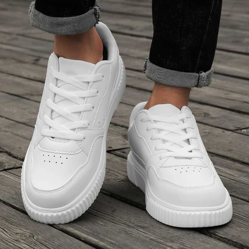 Casual Shoes Unisex Black Skateboard Shoes Platform Lightweight Minimalist Sneakers Men Women Sports Shoes Non-slip Casual Men's Skate Shoes H2