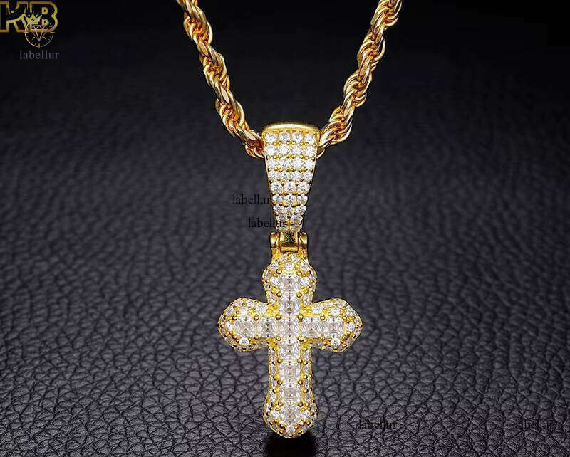 HipHop-inspired for women necklace Moissanite Sier Pendant and Cut jewlery Jewelry Iced Out for Dazzling Street Style d