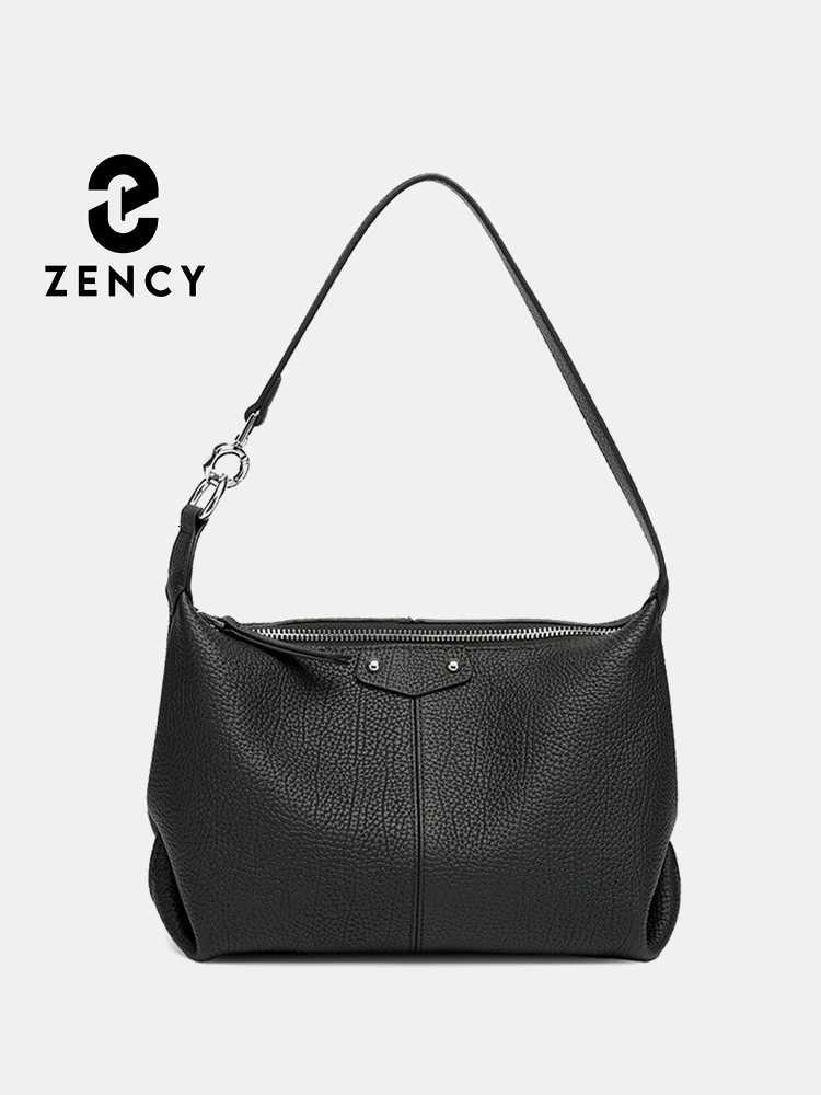Shoulder Bags Zency Women's Head Layer Cowhide Leather Underarm Bag for Commuting Shopping Single Shoulder Crossbody Designer H261016