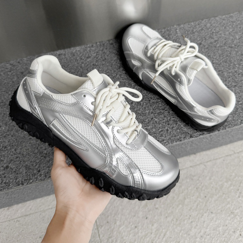 2026 New Men's Casual Sneakers, Mesh Upper, Thick Sole, Trendy And Versatile Hiking Shoes Model Ds03