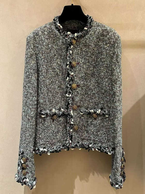 designer Women's Jackets French-style, luxury, women's jacket high-end, elegant, and sophisticated top with unique and refined design, res