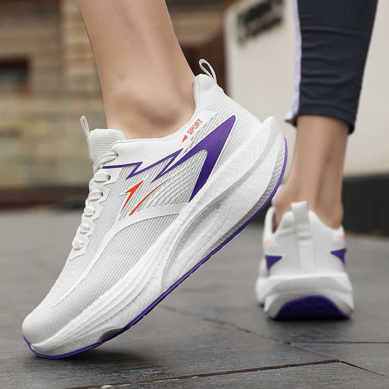 Casual Shoes Marathon Running Shoes Carbon Board Men Sports Speciality Breathable Lightweight Women's Comfortable Athletic Stability Sneakers H