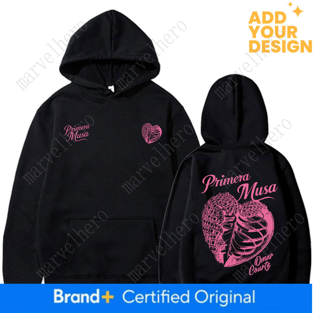 Omar Courtz Primera Musa Album Tour Merch Hoodies Men S Women Fashion Hip Hop Hooded Sweatshirts Fleece Oversized Pullovers Coat