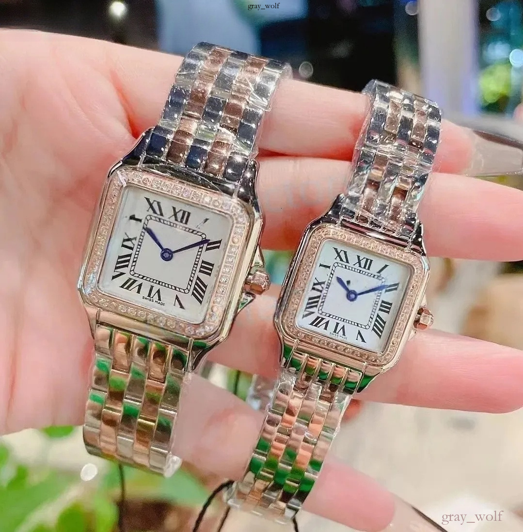 cartixx watch Watch high quality womens Elegant 27 22mm square classic rose gold casual quartz movement Roman digital smart watch women carterwatchs