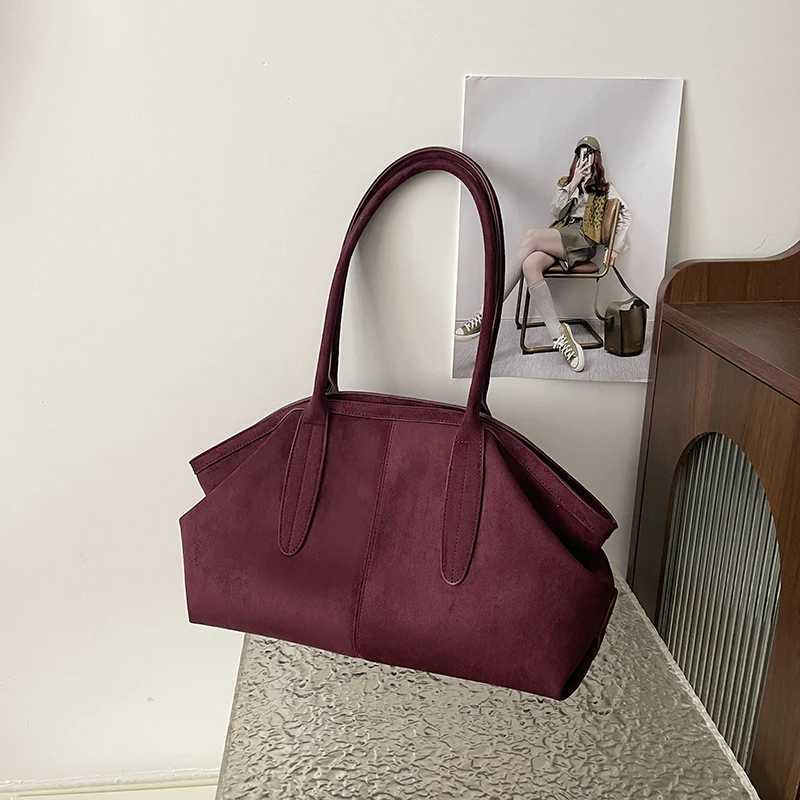 Cross Body Fashion Women Vintage Copy Suede Underarm Shoulder Tote Bag Big Capacity Casual Street Handbag With Multi Color Options bag H261016