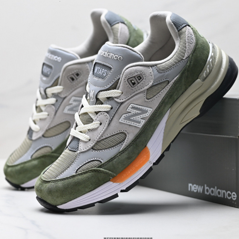 Premium Designer Retro Suede Mesh 992 trainers, lightweight height boosting running shoes, shockproof for gym and casual daily outfits