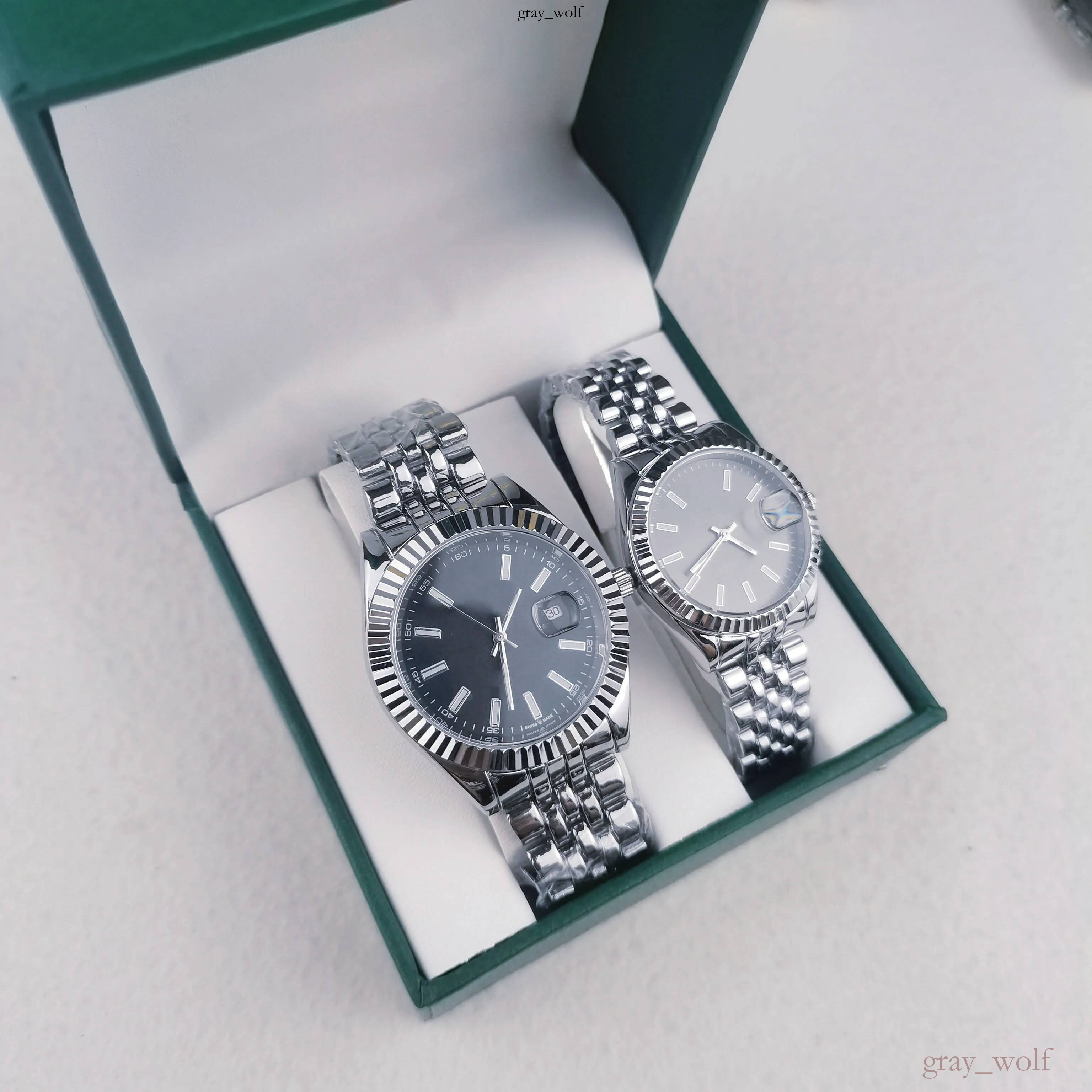 cartiierness watch Designers Watch Fashion Couple For Men Women Watches Stainless Steel Quartz Top Brand Luxury Date Week Clock Lovers Wristwatches