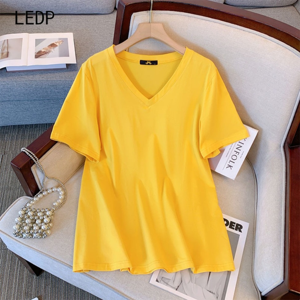 299378 T-shirt pour femme de grande taille, coupe tridimensionnelle, style insert, avec ventre caché et design slim pour les déplacements et les