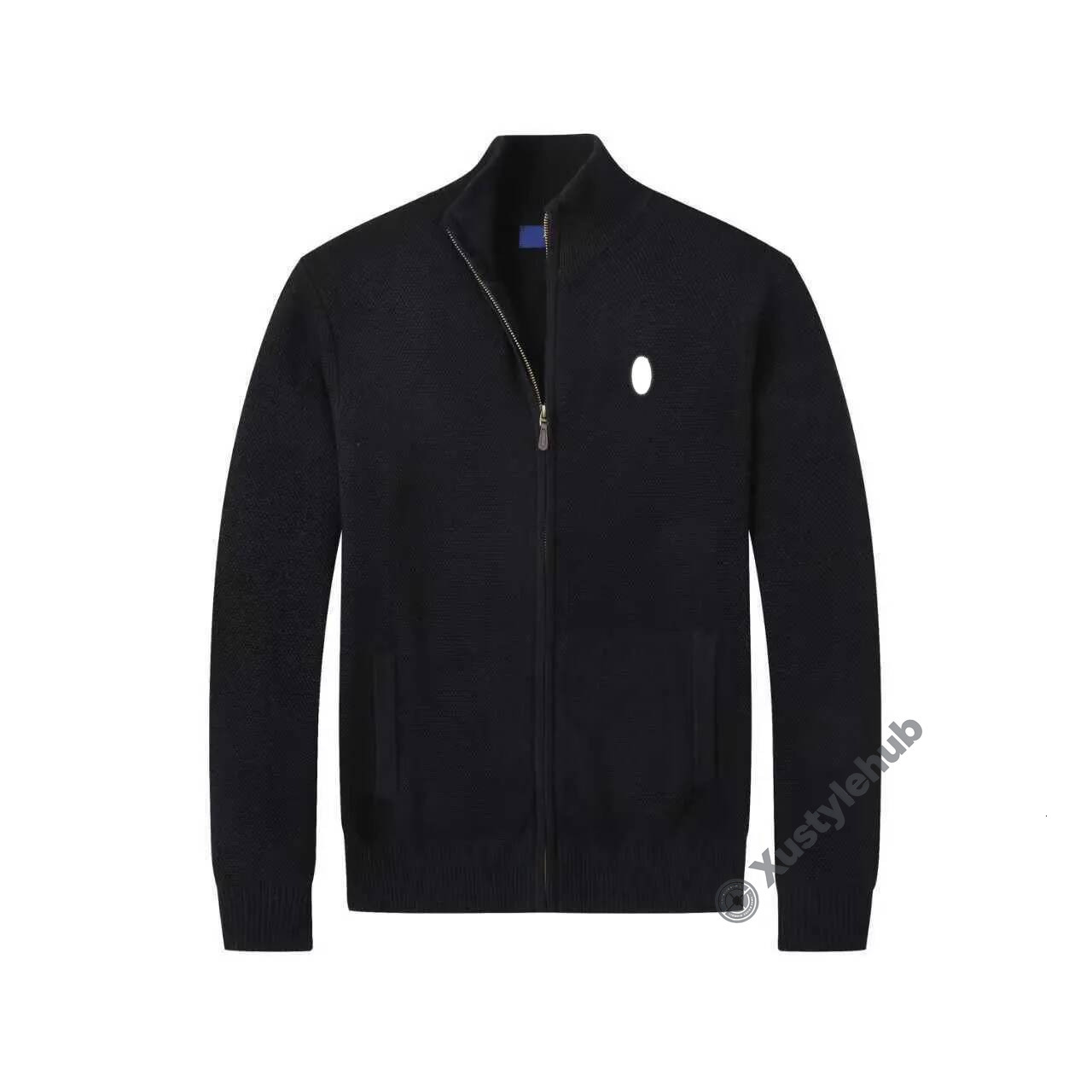 polo Designer Mens Turtle Neck Polo Knitted Sweater Cardigan Jumpers American Trendy Winter HighEnd Embroidery Horse Comfortable Cotton Men Zip Up S