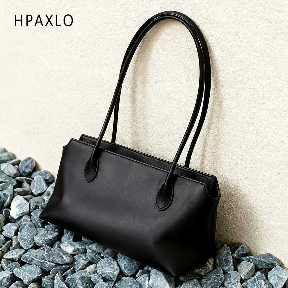 Genuine Leather Tote Bag Large Capacity Shoulder Bag Cowhide Handbag Women Office Commute Everyday Use Women's shoulder bag Bags X261016