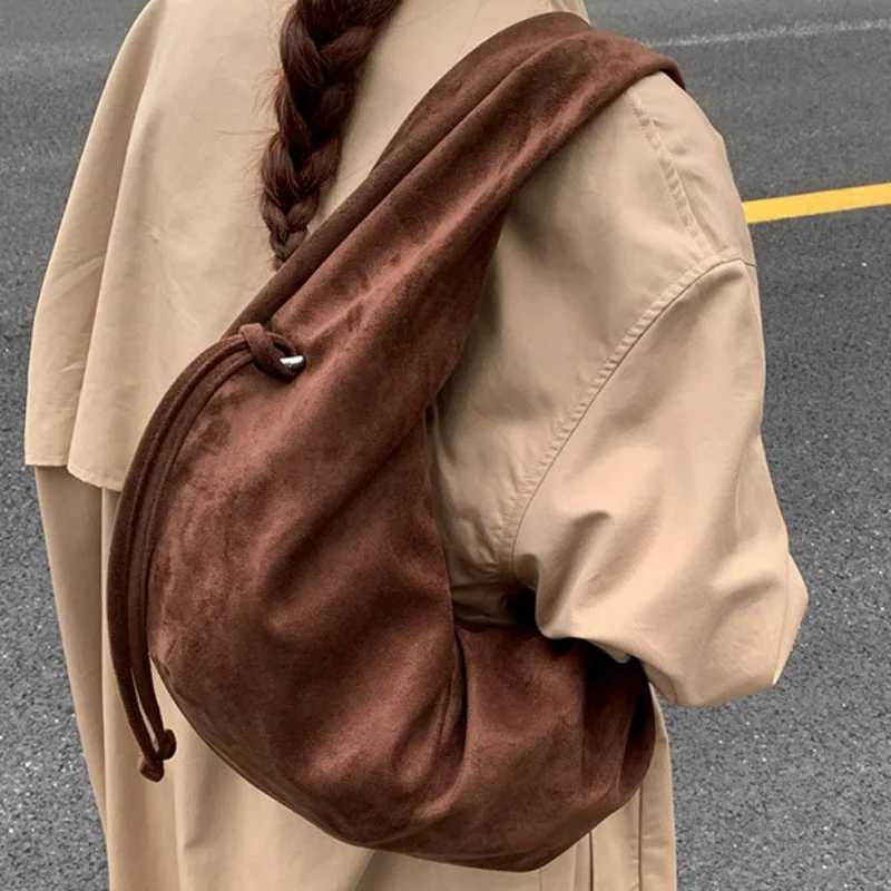 Totes Soft Faux Suede Ruched Shoulder Bag Women Oversized Slouch Purse Solid Brown Casual Work Large Underarm Daily Shopping Handbag X261016