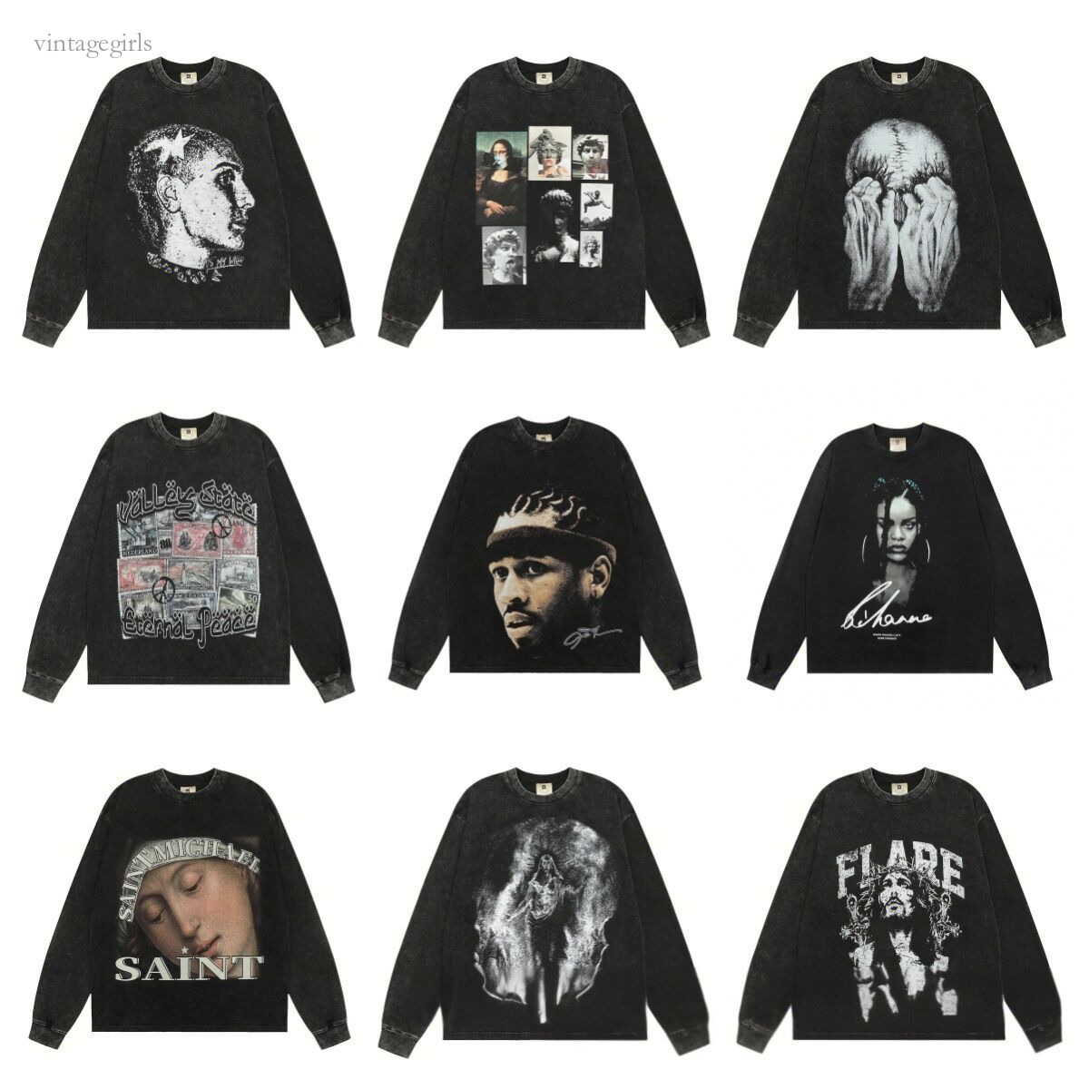 Designer Shirt Men New Vintage T Shirt Men Women High Quality 2026Ss Oversize Tee Top Autumn Graphic Streetwear Y2k Size S-Xl