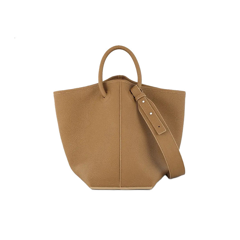 Large Capacity Niche Vegetable Designer Bag Basket Bag High-quality Genuine Leather Women's Bag New Shoulder Bag Bucket Women's Handbag Cr