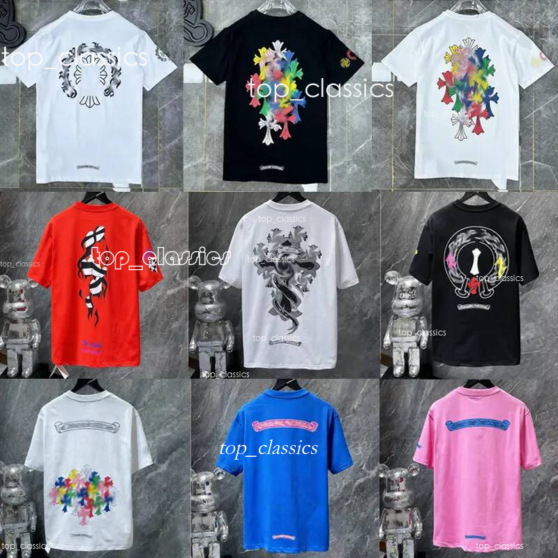 Designer Chromelys Tshirt Shirt Graphic Tee Mens Chrome T Shirt Designer Shirt Tshirt For Men Summer Cotton Round Neck Tees Short Sleeves Chrome Shi