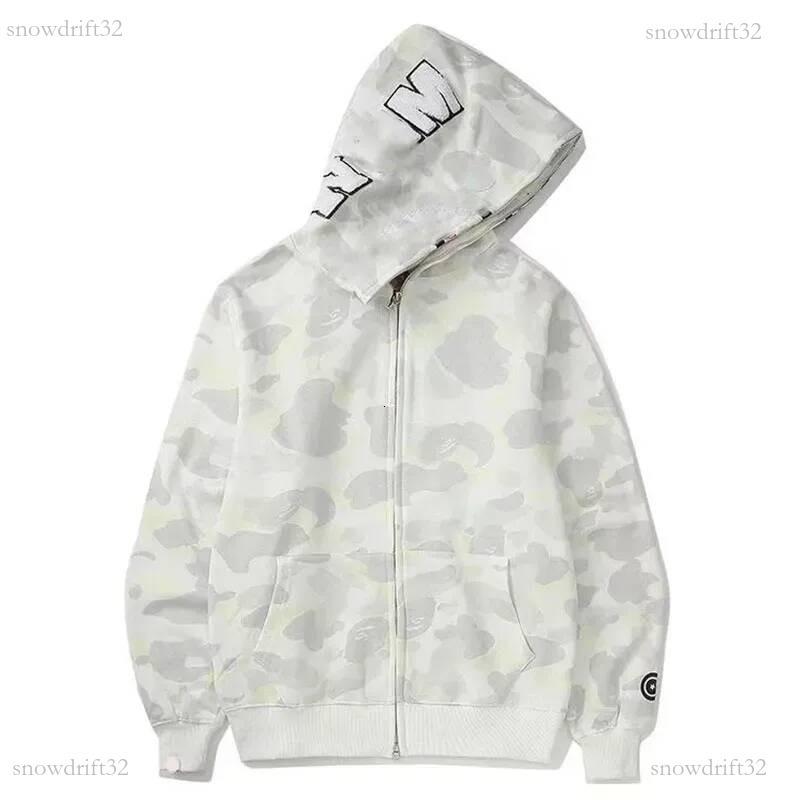 bathing App Hoodie Women Y2k Clothes Designer Bathing Ape Hoodie Camo Zip Up ape Jacket Men Streetwear Hoody Multi Color Camouflage Zipper Coat 2ca